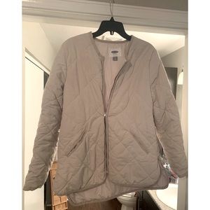 old navy quilted puffer jacket